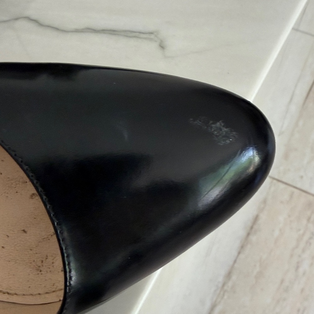 Prada Black Leather Classic Pump - Women's - Picture 2 of 5